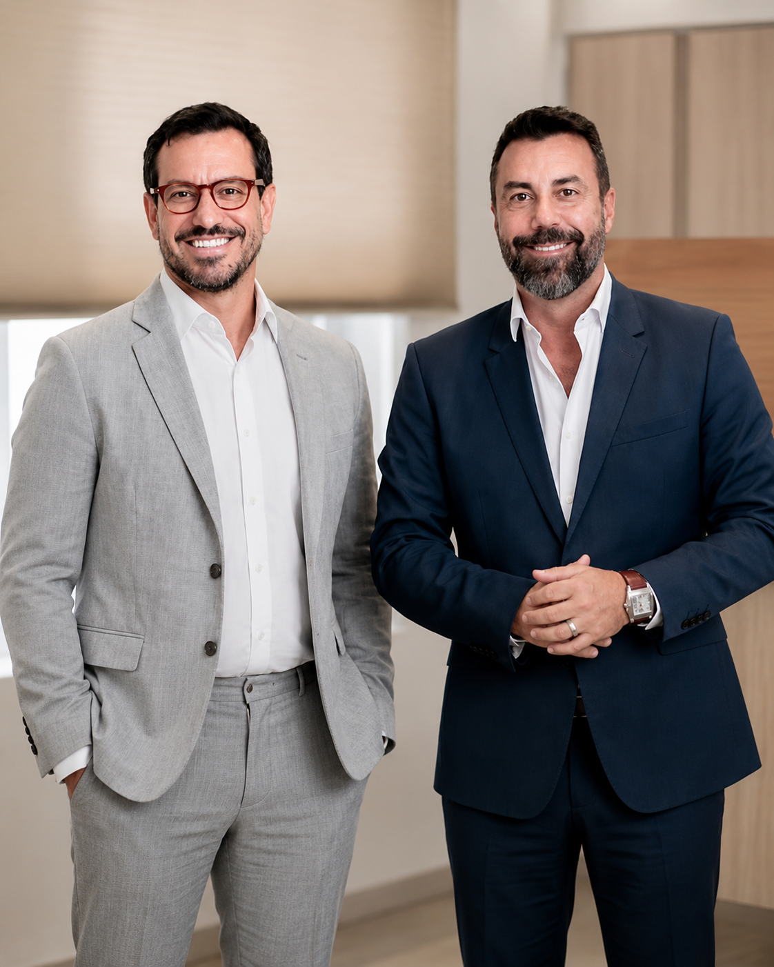 Leandro Crepaldi e Carlos Ferreirinha, autores do livro O Olhar para o Extraordinário